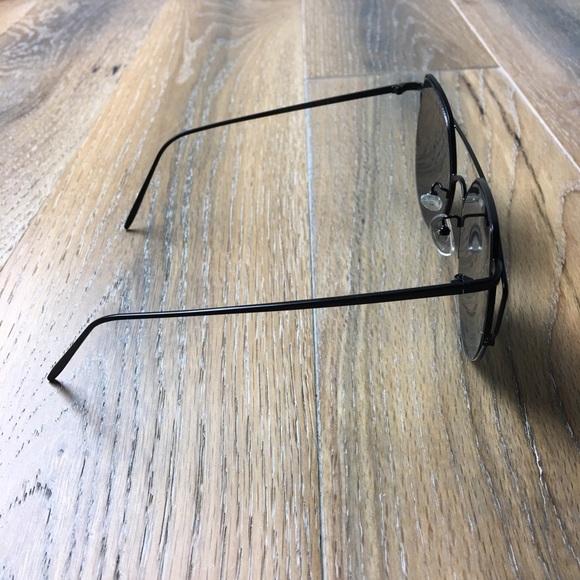 Cat Eye Sunglasses Mirrored Black - Picture 4 of 6